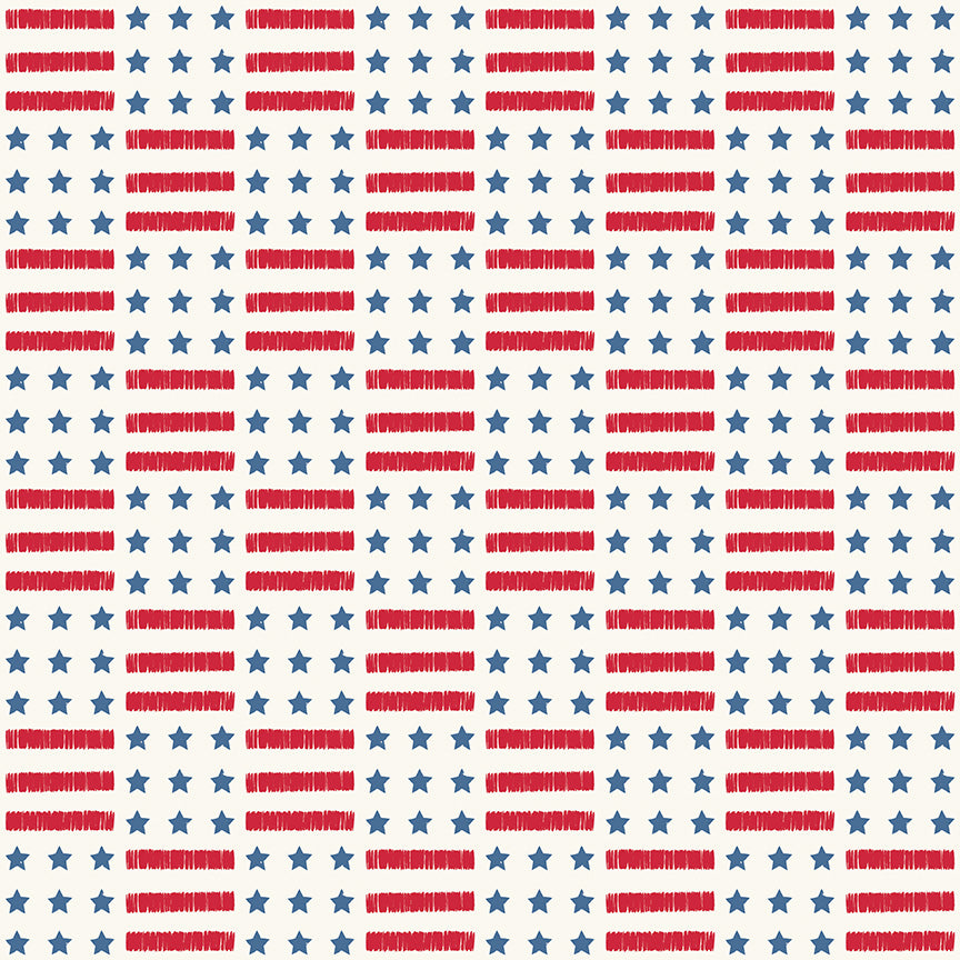 Bright Stars Main C13100 Natural - Riley Blake Designs - Patriotic Fol –  Cute Little Fabric Shop