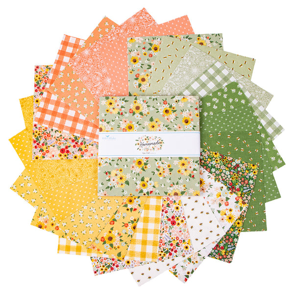 Riley Blake - Homemade Fat Quarter Bundle by Echo Park Paper Co. 21 pcs  889333316442 Quilting Fabric