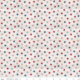 Let Freedom Soar Fabric Stars Off White C10521-OFFWHITE Patriotic Quilting Fabric