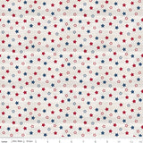Let Freedom Soar Fabric Stars Off White C10521-OFFWHITE Patriotic Quilting Fabric