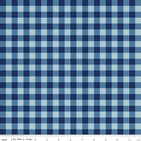 Simply Country Fabric - Gingham Navy - Tasha Noel - Riley Blake Designs - C13413-NAVY