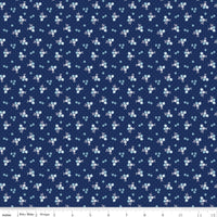 Simply Country Fabric - Floral Navy - Tasha Noel - Riley Blake Designs - C13416-NAVY