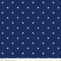 Simply Country Fabric - Quilt Stars Navy - Tasha Noel - Riley Blake Designs - C13417-NAVY