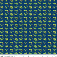 Pets Fabric Geckos Navy by Lori Whitlock for Riley Blake Designs C13653-NAVY