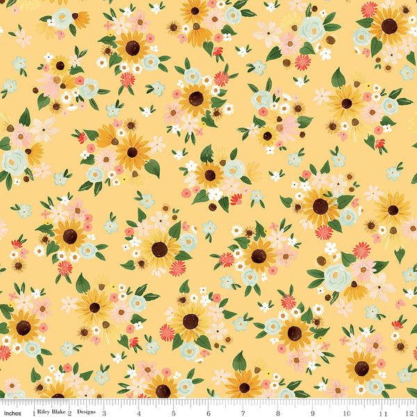 Homemade Fabric Main Sunshine by Echo Park Paper Co for Riley Blake Designs C13720-SUNSHINE