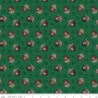 Only You Fabric - Smokey Bear Toss Forest - Riley Blake Designs - C14641-FOREST