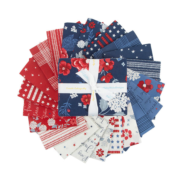 Land of the Brave Fabric Fat Quarter Bundle by My Mind's Eye for Riley Blake Designs