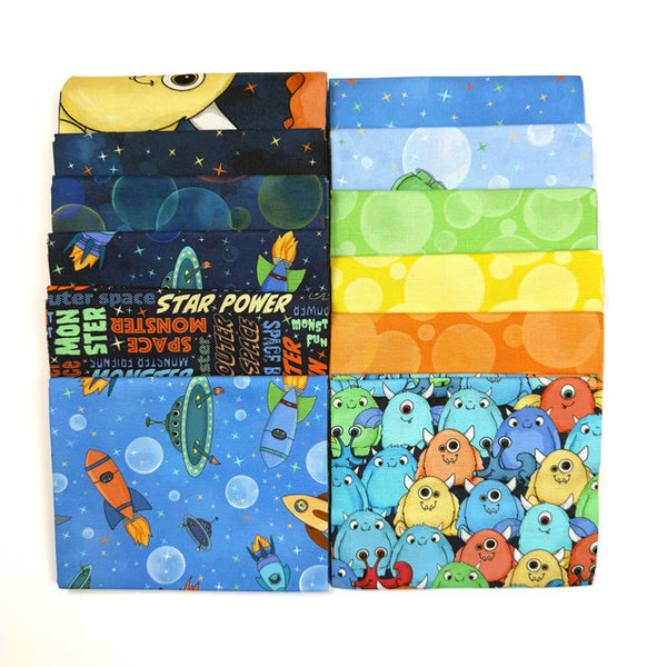 Space Monsters Fat Quarter Bundle - Maywood Studio