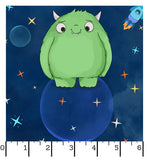 Space Monsters Fabric Panel - Maywood Studio