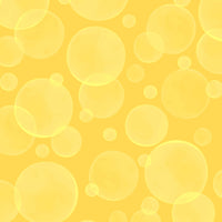 Bubbles Yellow Fabric - Space Monsters Fabric - Maywood Studio
