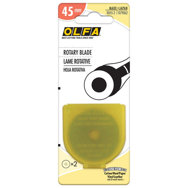 OLFA Rotary Blade - 45mm - Two Blades - RB45-2