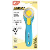 OLFA Splash Quick Change 45mm Rotary Cutter - Aqua