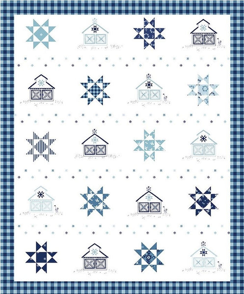 Simply Country Fabric Stars Quilt Panel by Tasha Noel for Riley Blake Designs P13419-PANEL