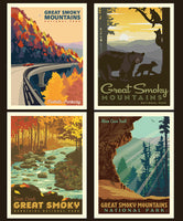 Great Smoky  Mountains Pillow Panel - Anderson Design Group - Riley Blake Designs