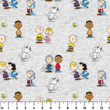 Peanuts Fabric - Charlie Brown & Gang Classic Fabric - Springs Creative Fabric