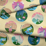 Peanuts Fabric - Snoopy Adventure Awaits - Springs Creative Fabric