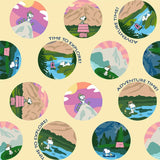 Peanuts Fabric - Snoopy Adventure Awaits - Springs Creative Fabric