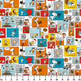 Peanuts Fabric - Sports & Aaugh! - Springs Creative Fabric