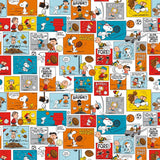 Peanuts Fabric - Sports & Aaugh! - Springs Creative Fabric
