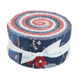Land of the Brave Fabric Rolie Polie Jelly Roll by My Mind's Eye for Riley Blake Designs