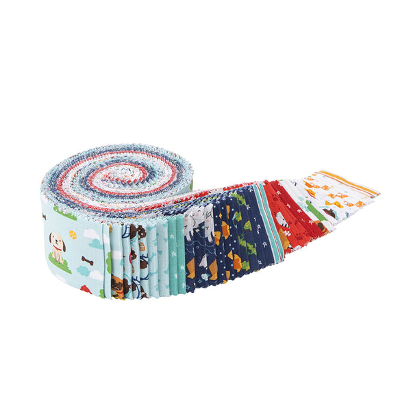 Holly Holiday - Jelly Roll - (40) 2.5 Strips - Rolie Polie - by Chris —  RebsFabStash