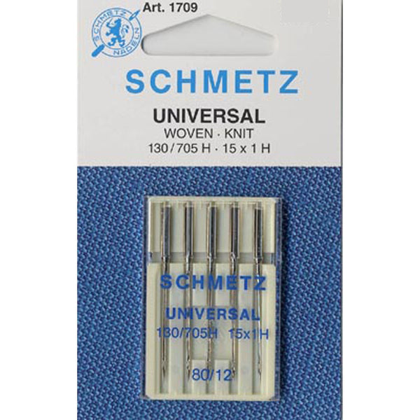 Schmetz Universal Needles 80/12 - Package of 5 Needles
