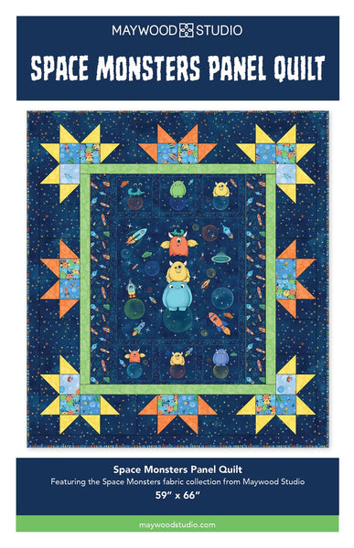 Space Monsters Panel Quilt Kit