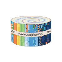 Space Monsters Fabric - Jelly Roll - 2.5 Inch Strips - Maywood Studio