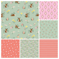 FCF Bundle - Fat Quarter: Easter Egg Hunt Mint by Natalia Juan Abello for Riley Blake Designs