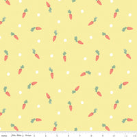 Easter Egg Hunt Carrots Yellow C10272-YELLOW Quilting Fabric
