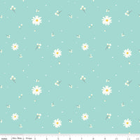 Poppy & Posey Buds Mint (C10582-MINT) Quilting Fabric