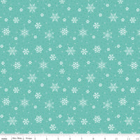Snowed In Snowflakes Glacier Fabric C10815-GLACIER Quilting Fabric