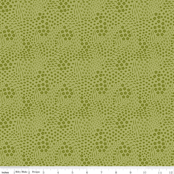 Primrose Hill Meadow Olive Fabric C11064-OLIVE Quilting Fabric