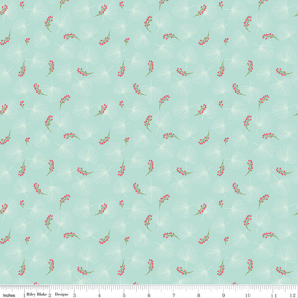 Enchanted Meadow Fabric Pine Needles Songbird by Beverly McCullough for Riley Blake Designs C11552-SONGBIRD