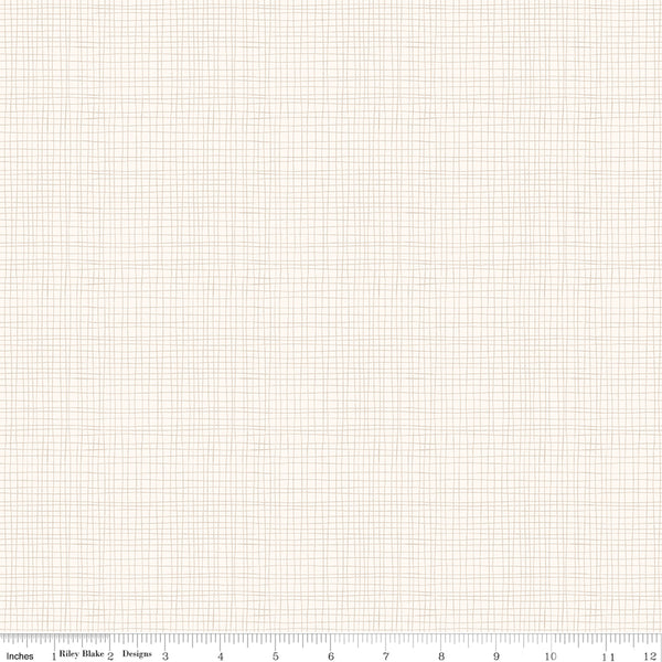Love You S'more Fabric Cream Weave by Gracey Larson for Riley Blake Designs C12147-CREAM