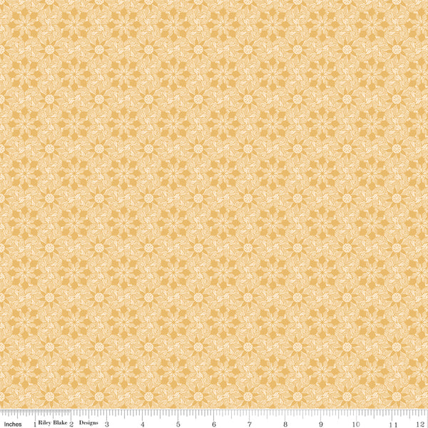 Elegance Fabric Enlightened Gold by Corinne Wells of Frannie B Quilt Co for Riley Blake Designs