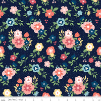 Sew Much Fun Fabric Main Navy by Echo Park Paper Co. for Riley Blake Designs C12450-NAVY