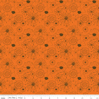 Give Thanks Flowers Orange (C9521-ORANGE) Quilting Fabric