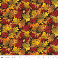 Fall Barn Quilts Fabric - Foliage Brown - Tara Reed - Riley Blake Designs - CD12202-BROWN