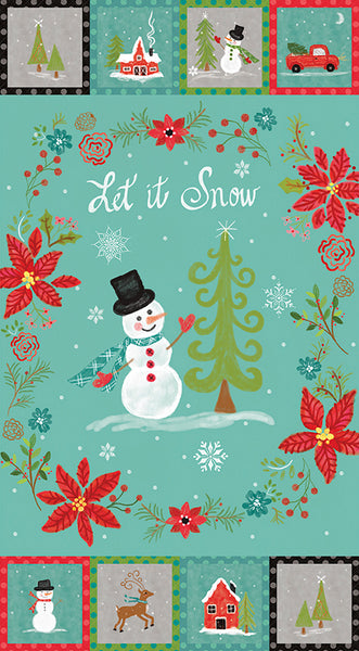 Snowed In Let It Snow Panel P10818-PANEL Quilting Fabric