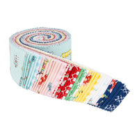 Quilt Fair Fabric Rolie Polie Jelly Roll by Tasha Noel for Riley Blake Designs RP-11350-40