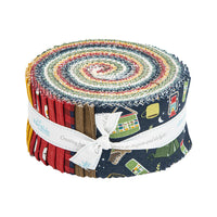 Love You S'more Fabric Rolie Polie Jelly Roll by Gracey Larson for Riley Blake Designs RP-12140-40